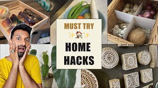 10 Mind Blowing Home Decor and Organizations Hacks for Indian homes 🏠 2023 [upl. by Nannarb897]