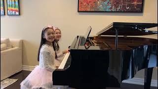 Heart amp Soul Piano SongKids Version Piano Arrangement by 6 amp 7 year old Wait for surprise ending [upl. by Nguyen123]