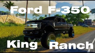 Farming Simulator 2019  Ford F350 King Ranch Mod [upl. by Aletse]