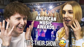 Reaction to BTS Performing at the AMAs 2021 [upl. by Kacie]