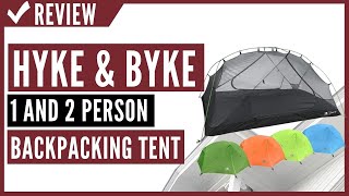 Hyke amp Byke Zion 1 and 2 Person Backpacking Tents Review [upl. by Stockton]