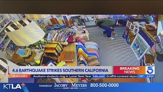 Magnitude 46 earthquake rattles Southern California [upl. by Hagi]