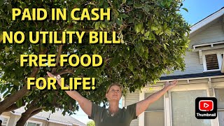 HOW I PAID FOR MY HOUSE IN CASH HAVE NO UTILITY BILLS AND FREE FOOD FOR LIFE [upl. by Purvis316]