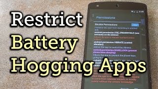 Find Out Which Apps Are Draining Your Battery amp Stop Them  Android HowTo [upl. by Jeniece]