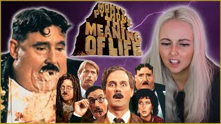 MONTY PYTHON THE MEANING OF LIFE  FIRST TIME WATCHING  REACTION [upl. by Eiffe]