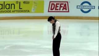 Finlandia Trophy 2012 Javier FERNANDEZ FP [upl. by Oivlis]