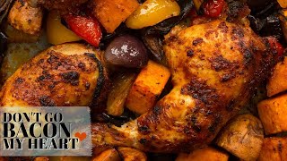 Roasted Chicken Leg Tray Bake [upl. by Yael]