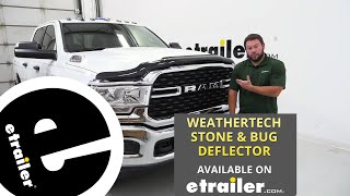 etrailer  Let’s Check Out the WeatherTech EasyOn Stone and Bug Shield Deflector [upl. by Kaliski]