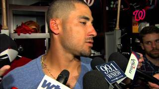 Ian Desmond shares his thoughts after a win against Atlanta [upl. by Beatrice45]