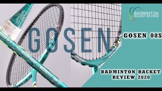 Gosen Gungnir 08s Badminton Racket Review – Review no709 [upl. by Irol]