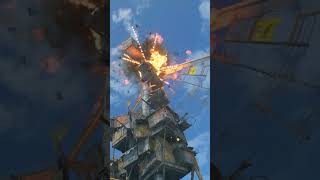 Planting Explosive on Wind Turbine in Dying Light 2 gaming shorts dyinglight2 [upl. by Shevlo]