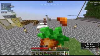 An Hour Of Penguinss Skyblock 11 Zombie Villager Cure [upl. by Leiso567]