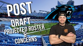 Carolina Panthers Post Draft Projected Roster amp Concerns [upl. by Hsaniva]