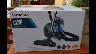 Vacuum Cleaner SilverCrest from Lidl cyclonic and bagless How to assemble Review ZBZBK 850 A1 [upl. by Lamag]