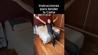 Instrucciones Para Tender la Cama 🛌 gastiobeide youtubeshorts shorts [upl. by Fevre]