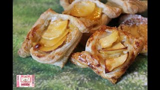 Tartaletas de hojaldre con crema pastelera y frutas [upl. by Ordnasil]