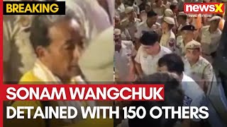 Sonam Wangchuk Detained With 150 Others On Delhi Border  Authorities Imposed Section 163 Of BNS [upl. by Reivaxe]