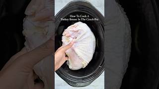 Slow Cooker Turkey Breast slowcooker crockpot turkeyrecipe [upl. by Eicyac]