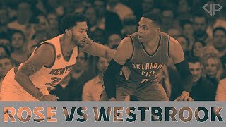 MVP Derrick Rose or MVP Russell Westbrook NBA Comparison [upl. by Myers]