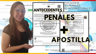 ✨SOLICITUD y👀👉 APOSTILLA de los ✍👮‍♂️ANTECEDENTES PENALES de VENEZUELA2022 [upl. by Nodnar492]