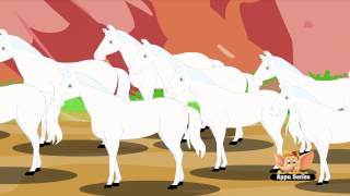 Twenty White Horses  Nursery Rhyme [upl. by Nrublim836]