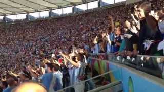 Conmovedor Himno Nacional Argentino en la final de la Copa del Mundo ante Alemania en el Maracaná [upl. by Rector]