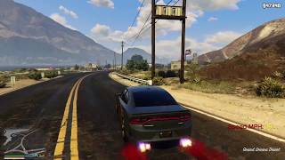 Charger Hellcat Lose On Sandy Shores  GTA 5 Car Mods [upl. by Ahsina]