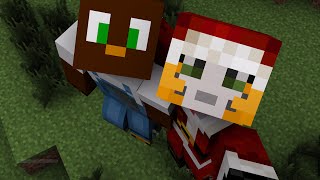 Minecraft Mini Movie  Stampylongnose saves christmas  Birthday tribute to stampy [upl. by Arytas]