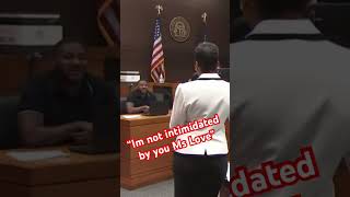 Love tries to shade the defense Sledge is NOT intimidated ysltrial ysl fultoncounty youngthug [upl. by Chally]