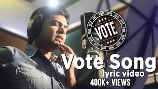 Vote Song  Official Lyric Video  STR  STR VTV Ganesh [upl. by Natalie]