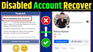 Facebook Disabled Account kaise Recover kare 180 days How To Recover Disabled Facebook Account in [upl. by Sheeb]