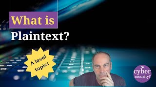 What is plaintext or cleartext [upl. by Ashok]