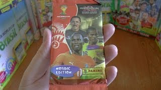 PACK OF THE DAY 94 Panini Adrenalyn XL FIFA World Cup 2014 Nordic Edition Trading Cards [upl. by Enitsrik]