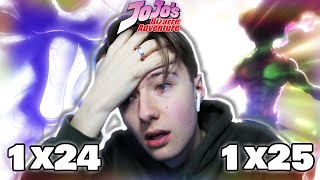 SPEECHLESS JOJOs BIZARRE ADVENTURE Episode 24 and 25 Reaction [upl. by Frankel661]