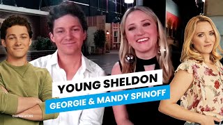 Young Sheldon  Georgie amp Mandy Spinoff Cast Interview [upl. by Meeks]