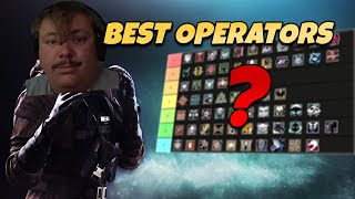 Ranking ALL Rainbow Six Siege operators from BEST to WORST [upl. by Frazer]