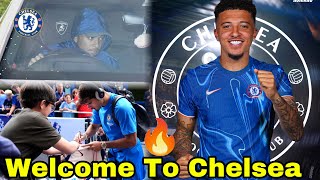 DONE DEAL✅JADON SANCHO TO CHELSEA🔥Medicals OngoingFull Agreement Arrival in London [upl. by Enylekcaj]