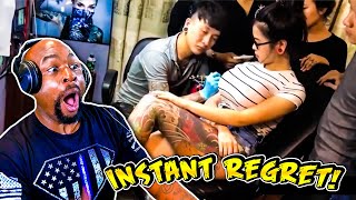 WOMAN POPS IN MANS FACE Instant Regret Compilation [upl. by Kwan]