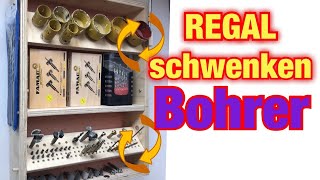 Krass  Regal mit SCHWENKBAREM Boden  Für deine Bohrer und Fräser [upl. by Aikrahs]