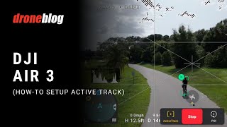 DJI Air 3 – How to Use Active Track [upl. by Enerual]