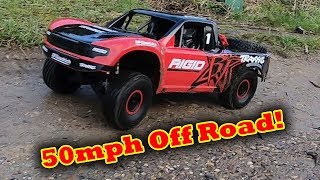 Traxxas UDR First Run  OH S  unlimited desert racer bashing [upl. by Nirtak]