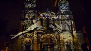 Impresionante Video Mapping sobre catedral metropolitana de Medellin 1080p Hd [upl. by Zerimar54]