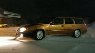 1998 Volvo V70R AWD Snow Donuts [upl. by Nightingale]