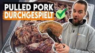 Dutch Oven Pulled Pork  DAS SCHNELLSTE REZEPT der Welt [upl. by Yrek]