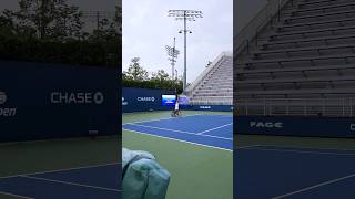 🇺🇲 US Open Tennis 2023 • Wheelchair Tennis practice • Billie Jean King Tennis Center September 2023 [upl. by Ettena]