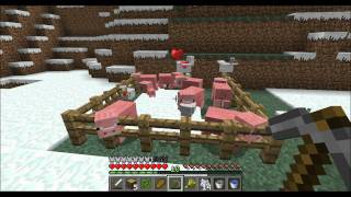 The Ultimate Minecraft Beginners Guide  quotFood Farming and Breedingquot [upl. by Eon]