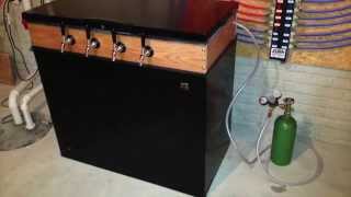 Building my Keezer Freezer Kegerator [upl. by Alyhc]