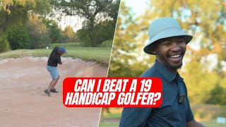 Can I BEAT a 19 handicap GOLFER Matchplay 1v1 [upl. by Nelad]