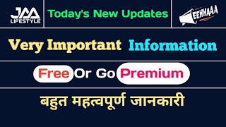 jaalifestyle महत्वपूर्ण जानकारी  EEHHAAA New Update  JAA Lifestyle New Updates [upl. by Emmott]