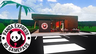 No Gamepass Modern Panda Express Restaurant Speedbuild and Tour iTapixca Builds [upl. by Nawiat859]